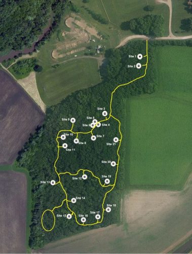 Salt Creek Camping Area Map