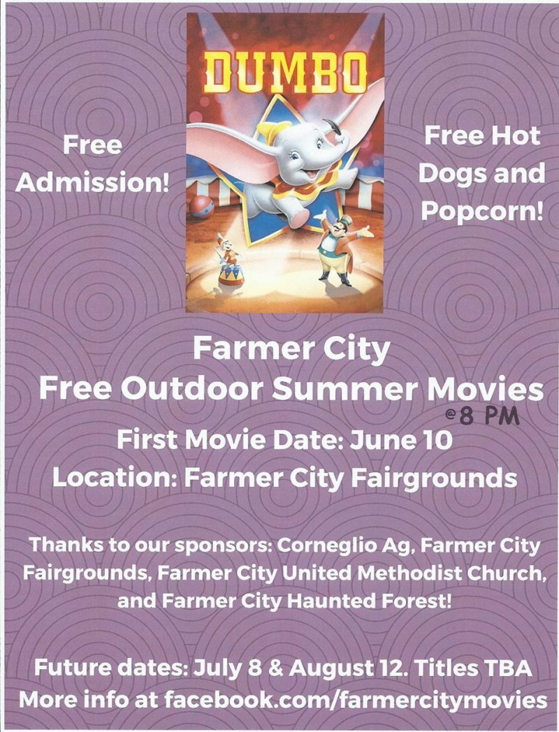 Farmer City Free Outdoor Summer Movies - City of Farmer City